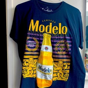 Mens large Modelo beer T-shirt.